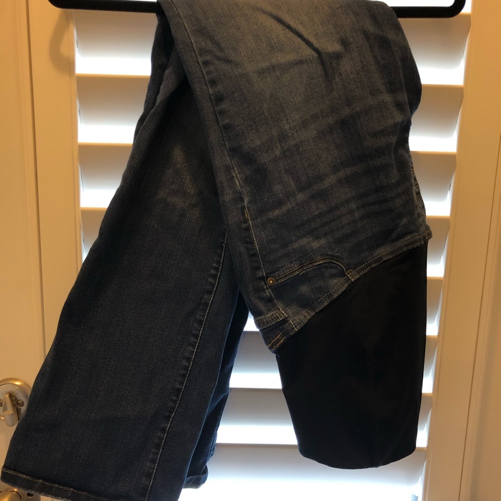 Maternity boot cut  leg full panel jeans